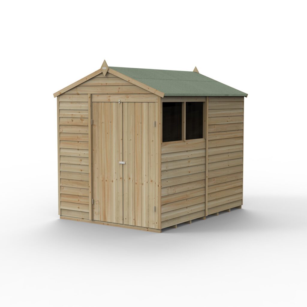 4LIFE Apex Shed 6×8 – Double Door – 2 Window (Installation) 5013053199770 2